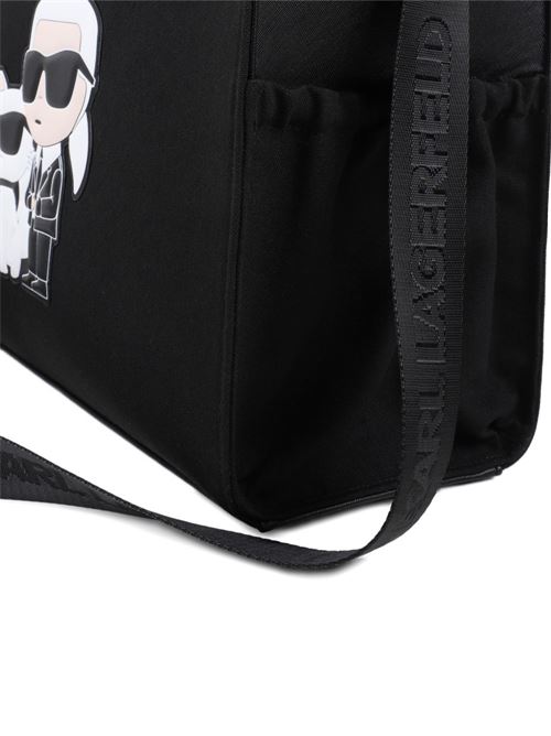 Borsa fasciatoio shopper unisex Karl Lagerfeld Kids nera Karl Lagerfeld Kids | Z3119509B